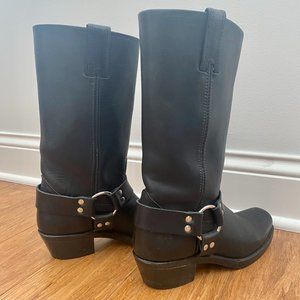 FRYE Women's Boots - Harness 12R (Black Size 7.5)